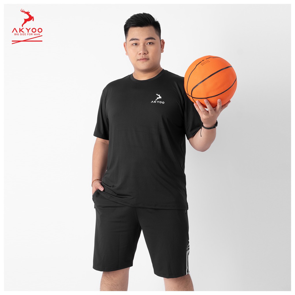 Áo Thun Thể Thao Bigsize, Áo Thun Cỡ Lớn, Áo Thun Cho Người Béo (Thương hiệu Akyoo) size 80-140kg | BigBuy360 - bigbuy360.vn