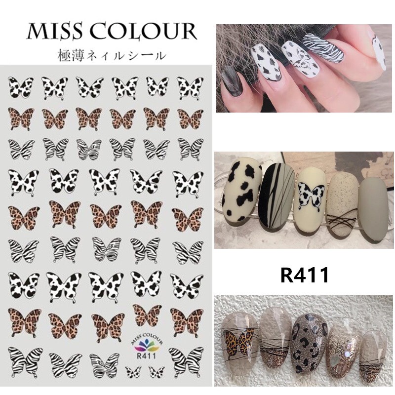 Sticker dán móng tay  sticker nail, sticker trang trí móng tay