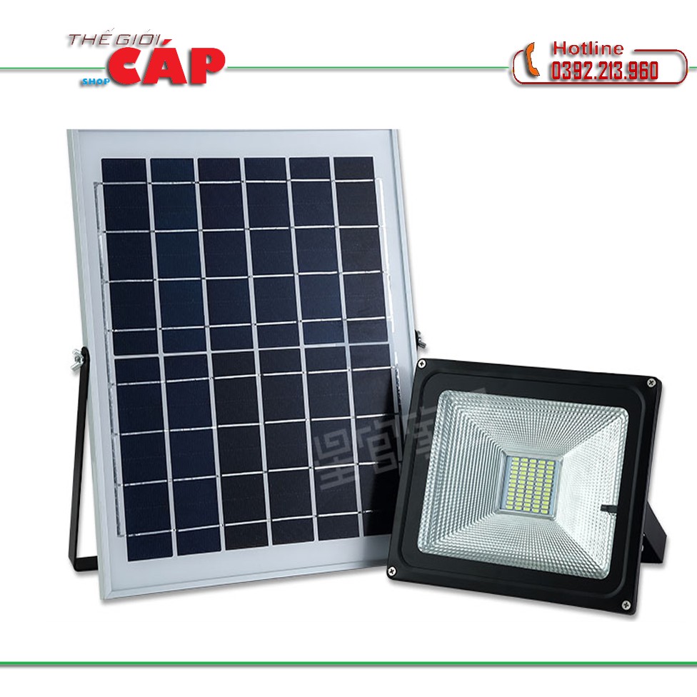 Đèn LED Năng Lượng Mặt Trời Điều Khiển Từ Xa Siêu Sáng IP 65 20W