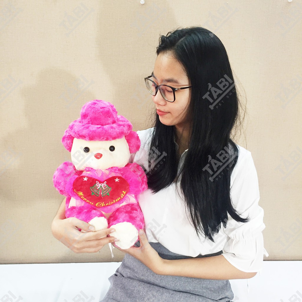 [Hình Shop Chụp] Gấu Bông Đội Nón Cao 40cm - Thú Nhồi Bông Đội Nón Siêu Cute
