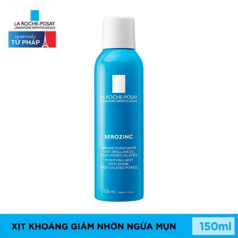 [Hàng chính hãng] XỊT KHOÁNG LA ROCHE POSAY SEROZINC 150ML - DÀNH RIÊNG CHO DA DẦU, DA MỤN