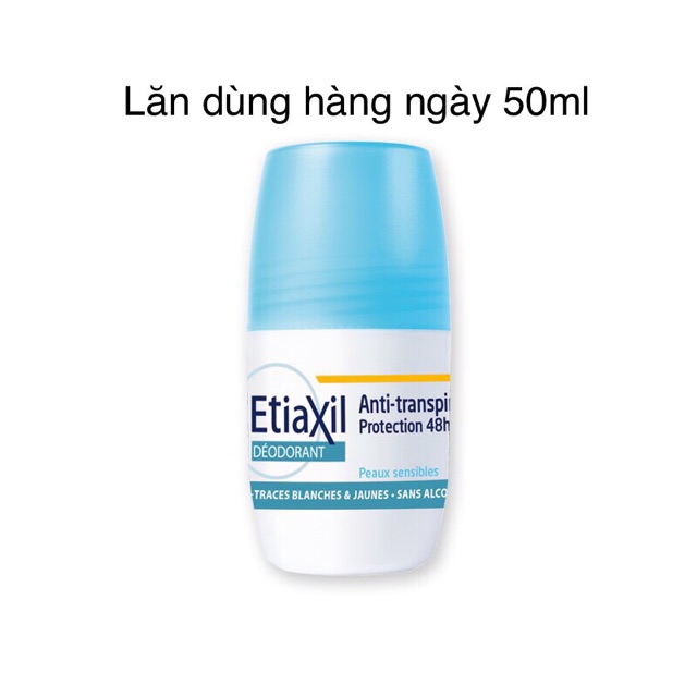 [Chính Hãng] Lăn Hàng Ngày Etiaxil Khử Mùi Ngăn Mồ Hôi Hiệu Quả 50ml