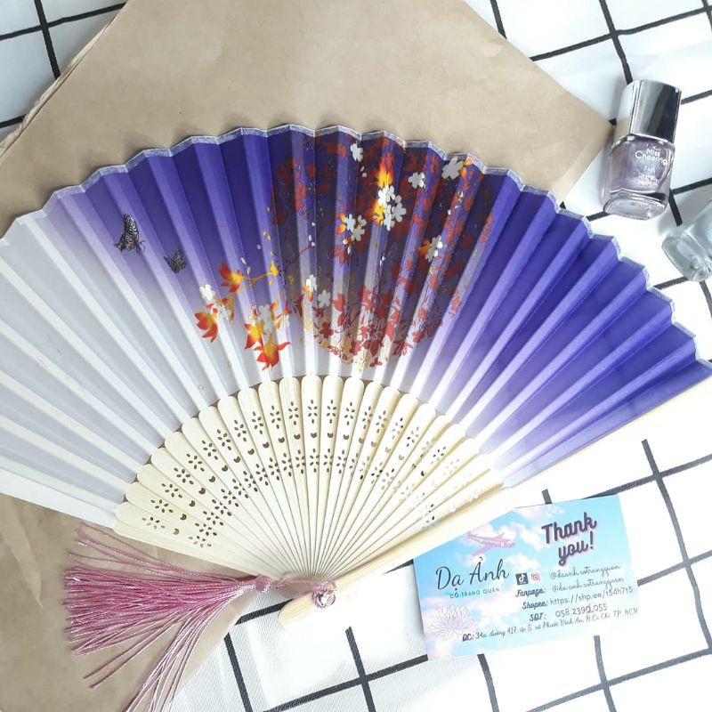 QUẠT XÒE CỔ TRANG TRUNG QUỐC SIÊU RẺ