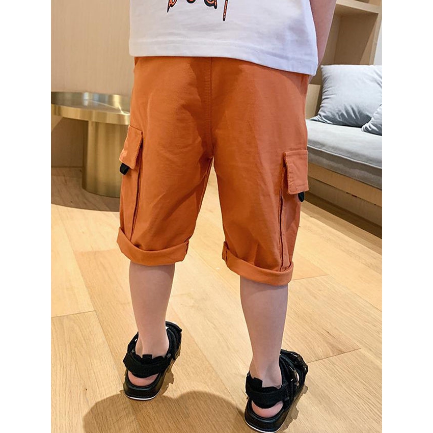 Quần Short Yếm Phong Cách Hàn Quốc Cho Bé Trai