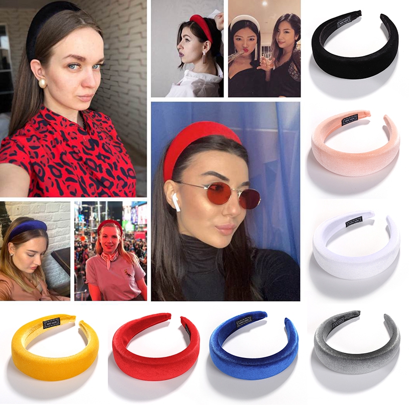 Cài tóc nhung dày thời trang nữ tính