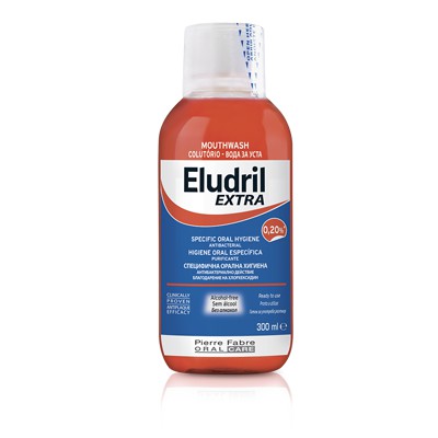 Nước xúc miệng Eludril Extra 300 ml