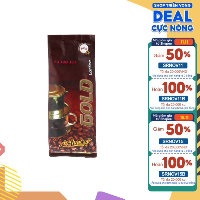 Cà Phê Bột An Thái Túi Gold (500g) - AnTháiCafé