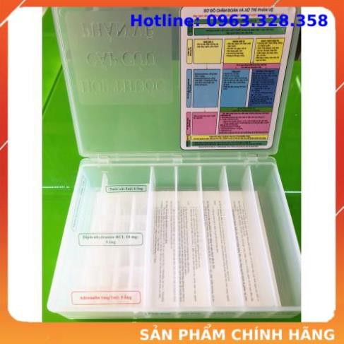 Hộp chứa thuốc cấp cứu chống sốc phản vệ