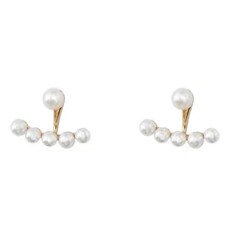 Khuyên Tai Xỏ Lỗ Đính Ngọc Trai Nhân Tạo Cho Nữ