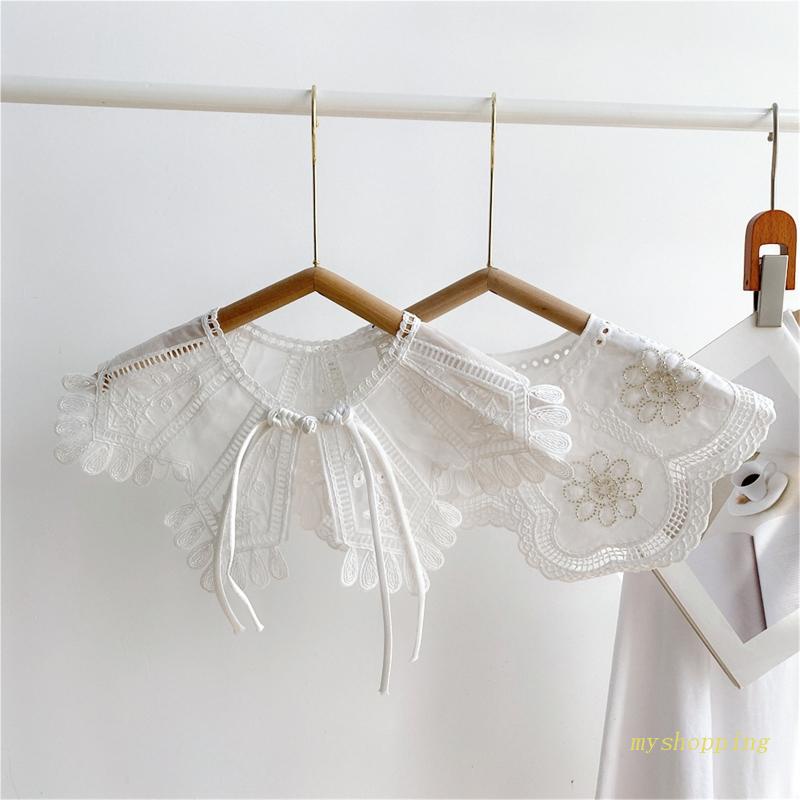 Cổ Áo Rời Thêu Họa Tiết Trang Trí Dành Cho Nữ