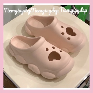 {Loại 1}Dép sục nam nữ,dép cross hình trái tim hàng phong cách Ulzzang(Ảnh thật 7,8,9)