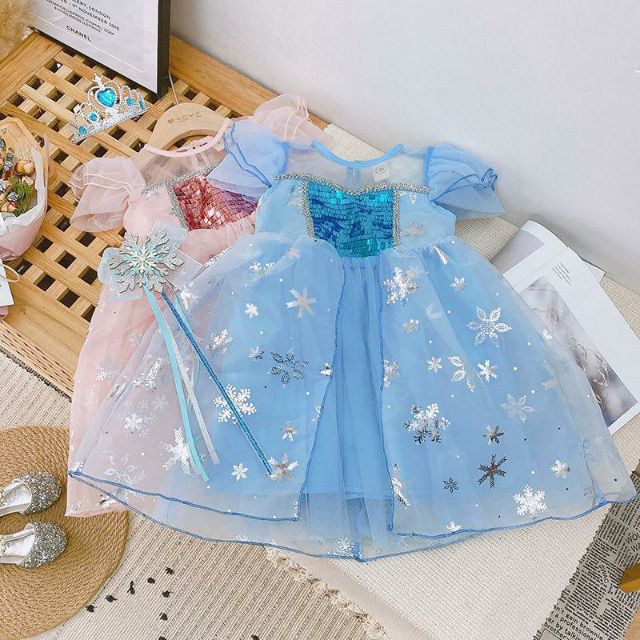 Váy Elsa Cho Bé Mẫu Mới (9-35kg )