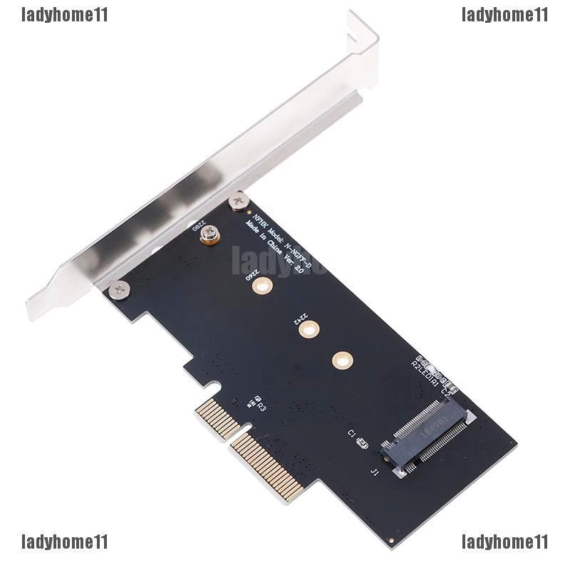 LHE SEA NVMe AHCI PCIe x4 M 2 NGFF SSD to PCIE 3 0 x4 converter adapter card