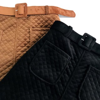 CHÂN VÁY TÚI ĐẮP KÈM BELT V024 (CHỈ CÒN ĐEN)