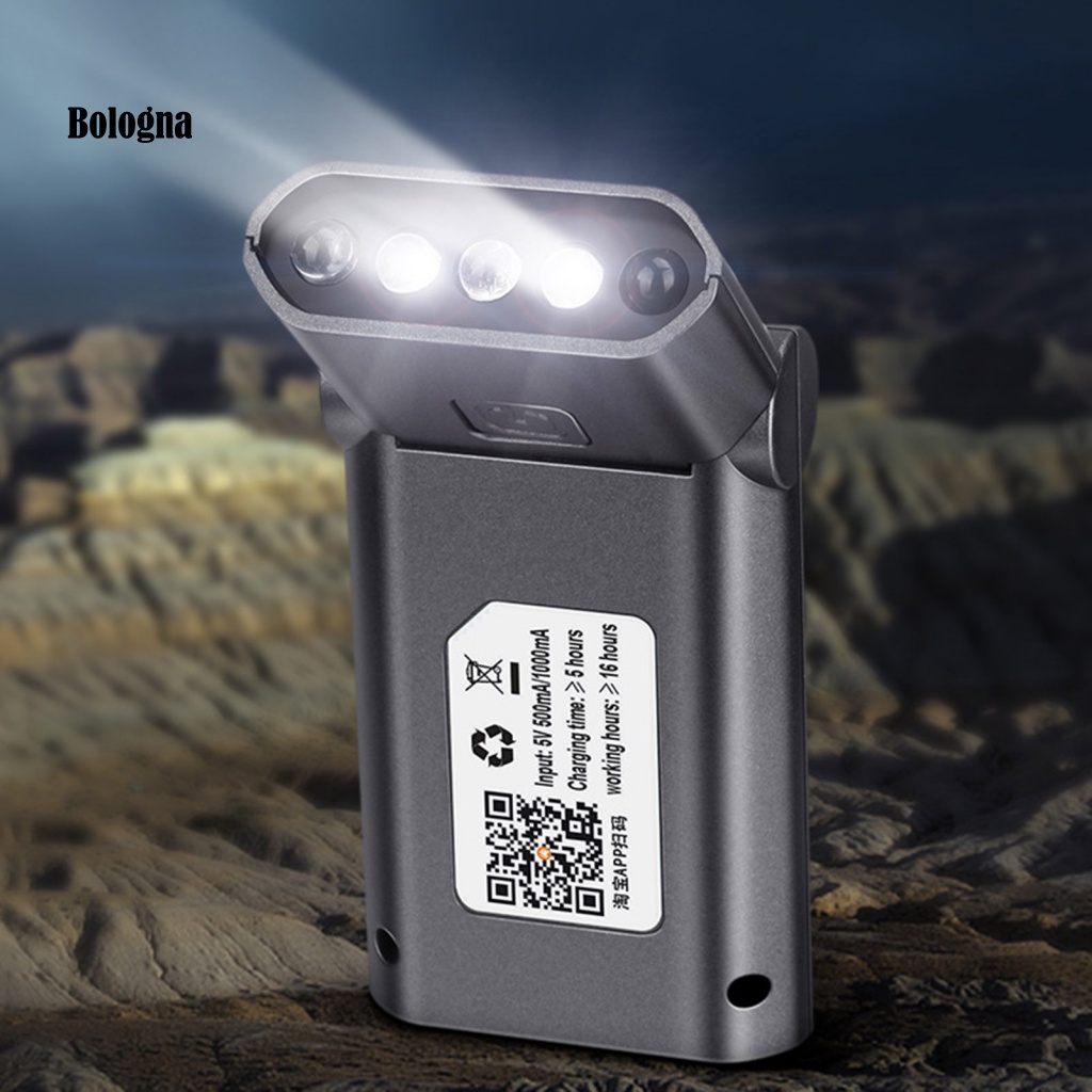 Đèn Kẹp Mũ Lưỡi Trai Cảm Ứng Có Thể Sạc Lại Dành Cho Câu Cá