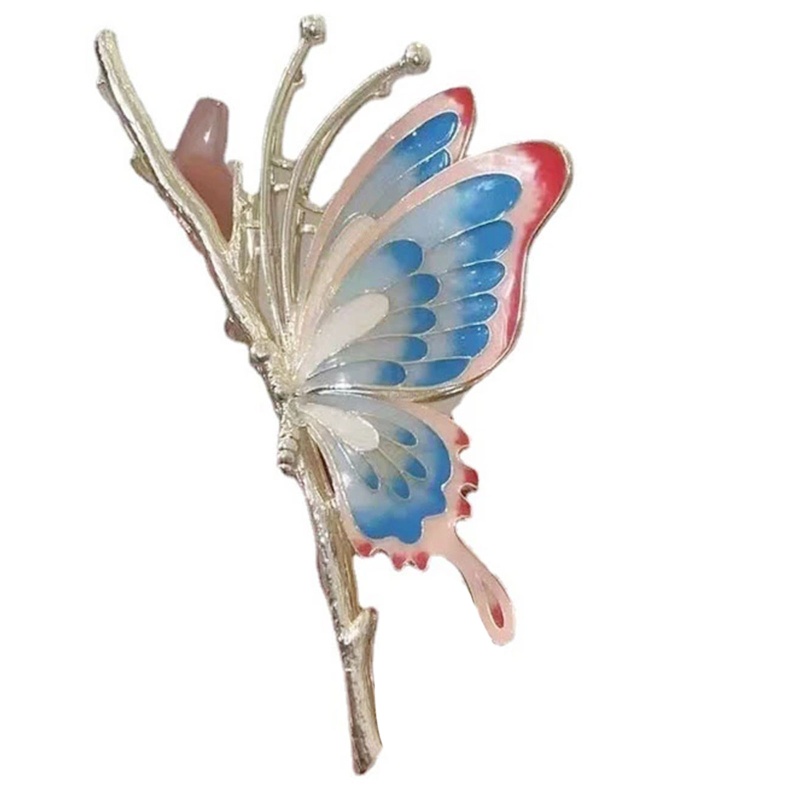 Kẹp Tóc Bướm Bằng Hợp Kim Nhiều Màu Sắc Đơn Giản