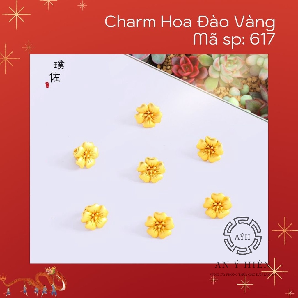 Charm Hoa đào vàng #C617 ( An Ý Hiên)