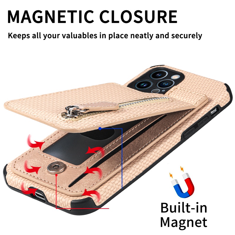 Ốp điện thoại Kiểu Ví Tiền Cho iPhone 13 Pro Max 12 Pro Max 12 Mini