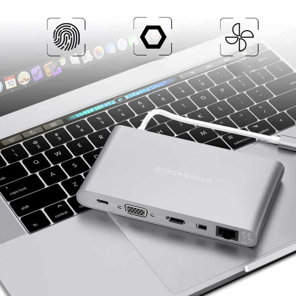 Hàng chính hãng Hyper - Cổng chuyển đổi đa năng HyperDrive DRIVE Ultimate USB-C Hub