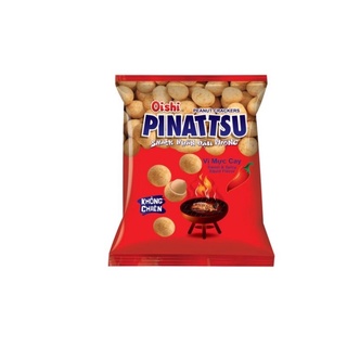 Dây 10 Gói Đậu Phộng Oishi Nước Cốt Dừa & Mực Cay 18gr