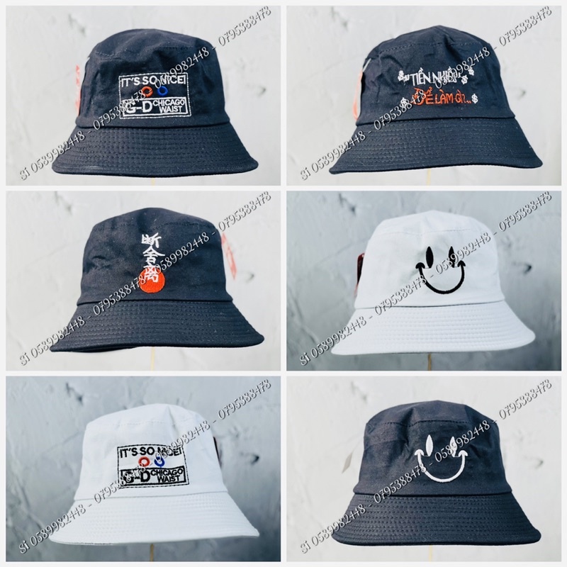 Tổng hợp các mẫu bucket - nón bucket nhiều mẫu năng động nam nữ