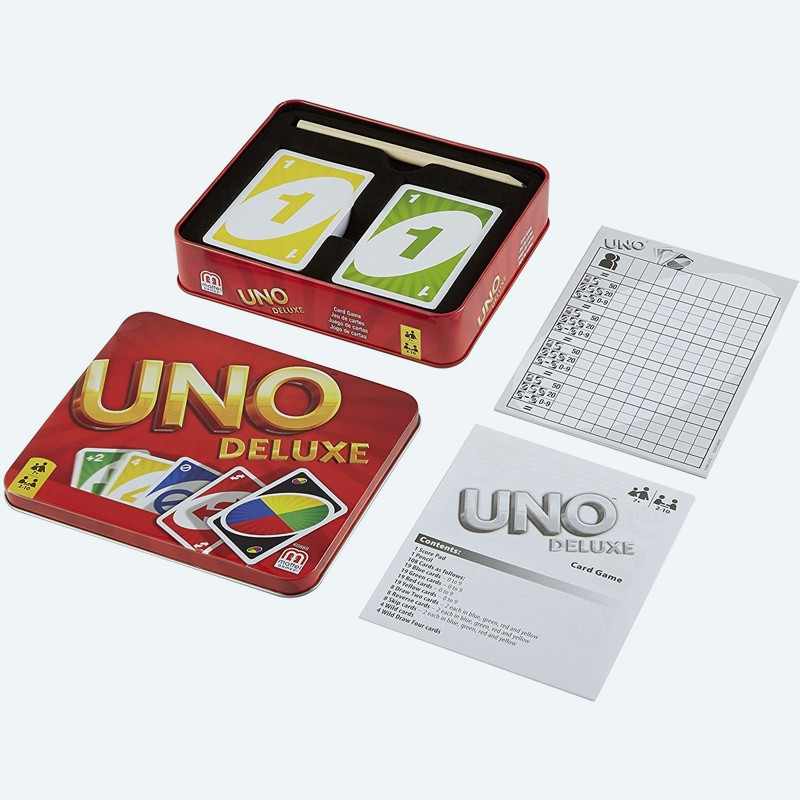 Uno Deluxe Card Game Bộ Bài Uno Deluxe