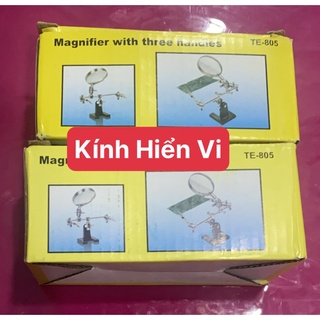 Kính lúp soi kẹp hàn mạch điện tử không có led