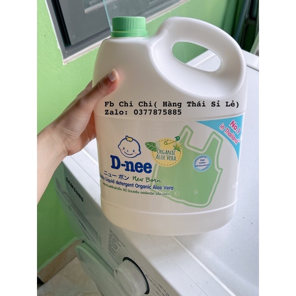 Nước giặt Dnee can 3000ml hàng chuẩn nội địa Thái Lan(fake đền 1 tỉ)