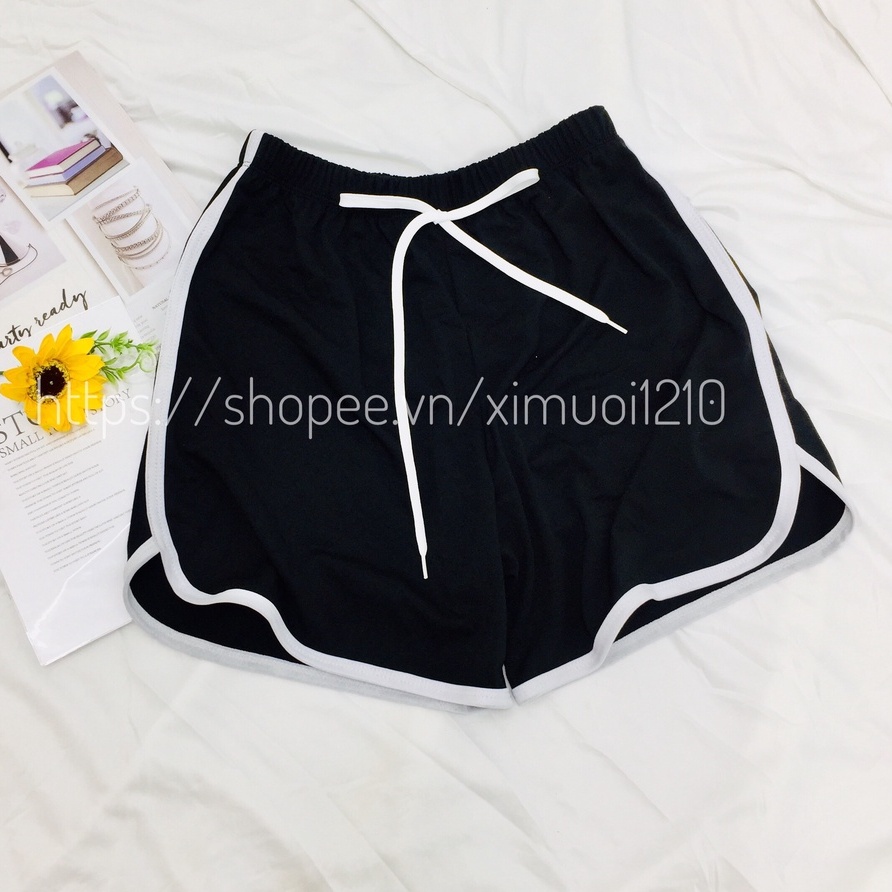 Quần Short Viền Đùi_Short Nữ Lưng Chun_Kiểu dáng thể thao trẻ trung năng động [Ảnh+Video Thật]