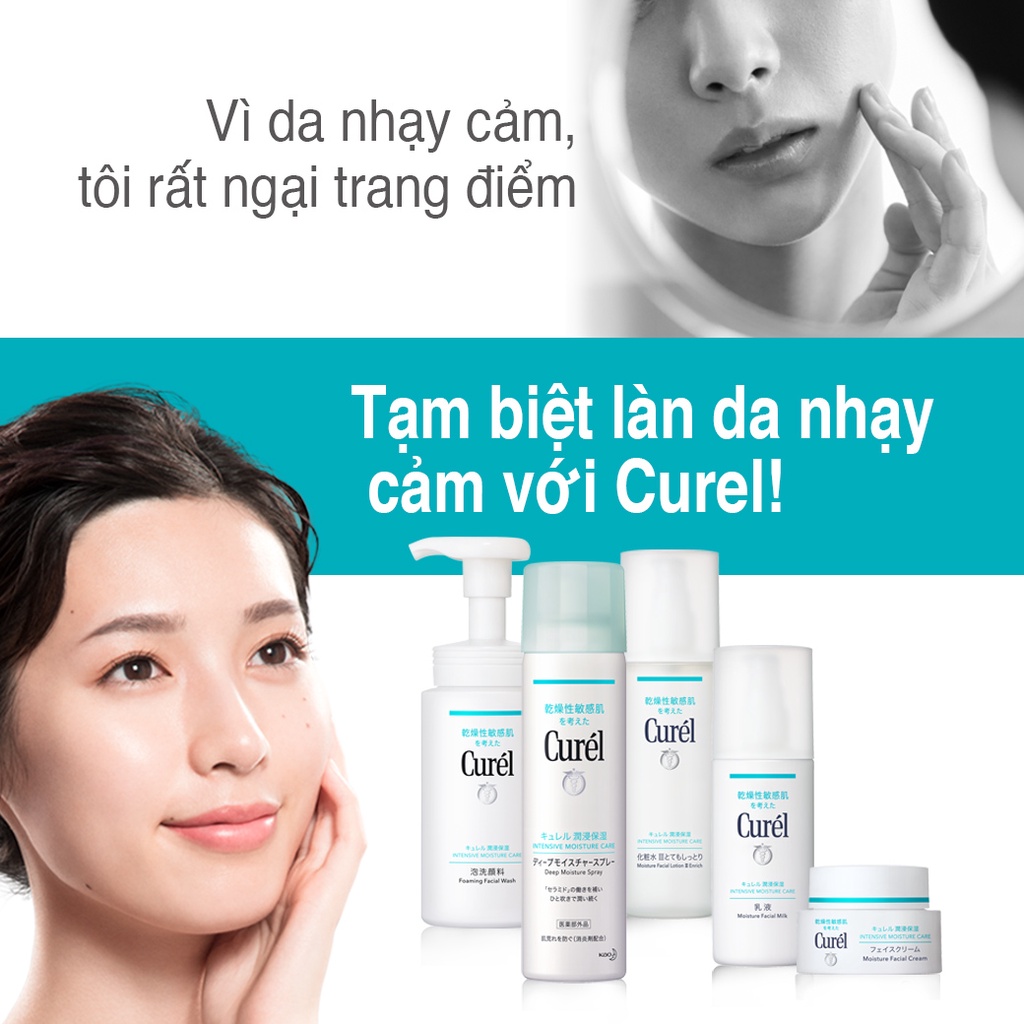 Sữa chống nắng Curel UV Protection Milk SPF 50+ PA+++ 60ml