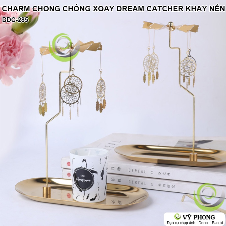 CHARM CHONG CHÓNG XOAY DREAM CATHCHER KHAY NẾN PHỤ KIỆN CHƠI NẾN DECOR TRANG TRÍ ĐẠO CỤ CHỤP SẢN PHẨM INS DDC-285