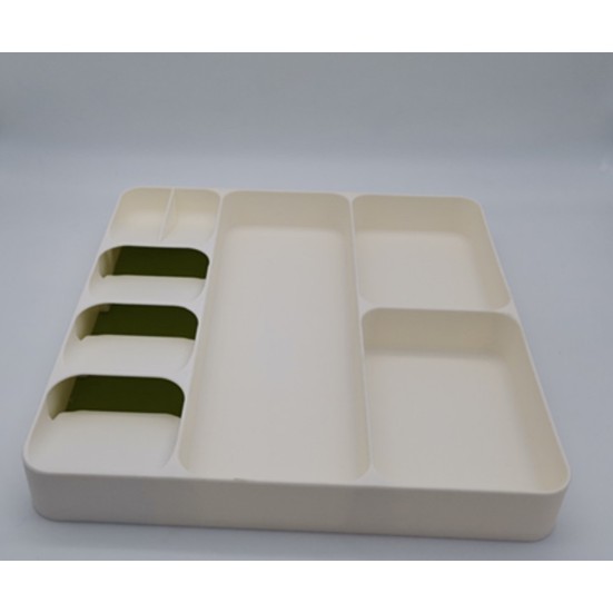 Khay chia thìa dĩa đũa lớn 8 ngăn nhựa dầy | BigBuy360 - bigbuy360.vn