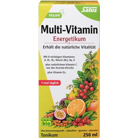 Siro tổng hợp bổ sung Vitamin hữu cơ 250ml - Salus