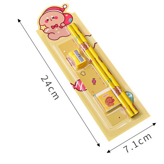 [Mã LIFEBOOK2 giảm 10% đơn 0Đ] Bộ Bút Chì Sáng Tạo Thiết Kế Hoạt Hình Dễ Thương Đóng Hộp Làm Quà Tặng