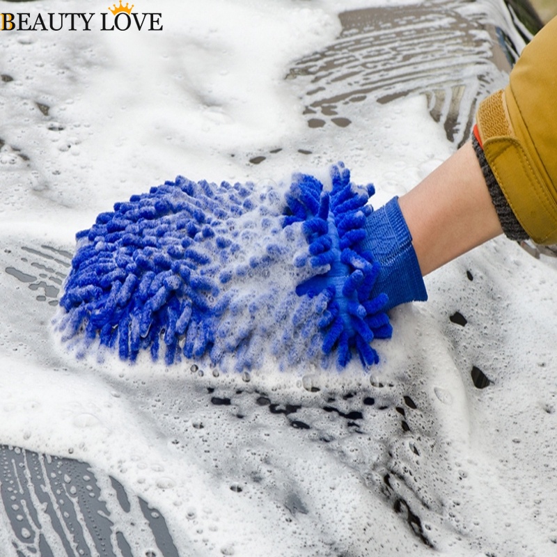 [Mới] Găng Tay Cao Cấp Bằng Vải Chenille Chống Thấm Nước Dùng Để Vệ Sinh Rửa Chén - Bộ Dụng Cụ Vệ Sinh Cỡ Lớn