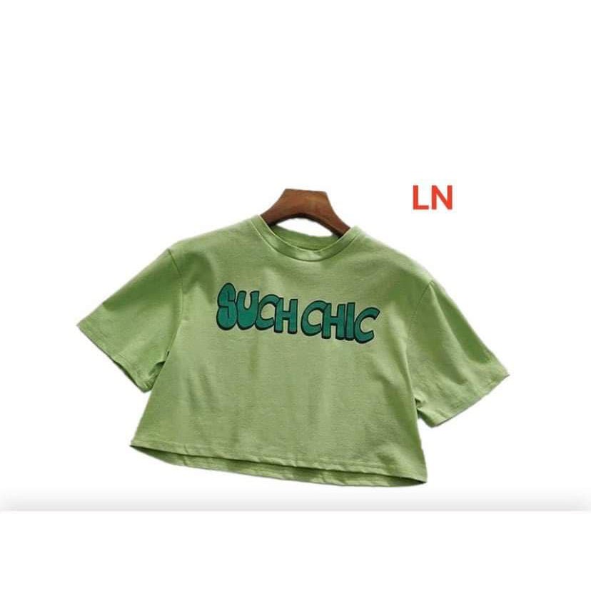 Áo croptop logo suchchic