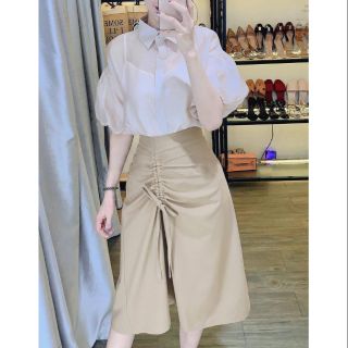Set áo váy tơ sống cực sang