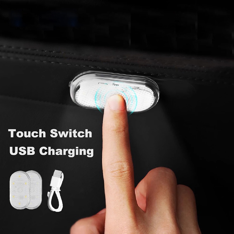 Đèn Led Mini Cảm Ứng Gắn Trần Xe Hơi