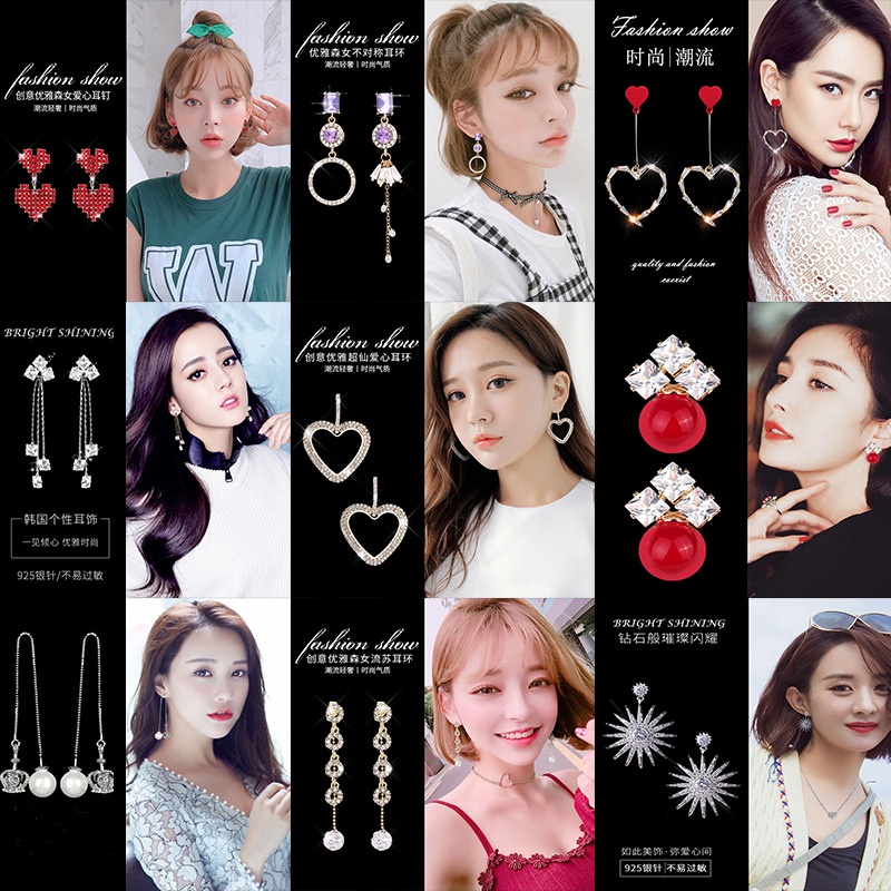 Khuyên Tai Tua Rua Nhiều Kiểu Dáng Phong Cách Hàn Quốc Mới