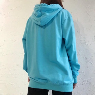 [UNISEX] Áo hoodie nỉ xanh dương trơn