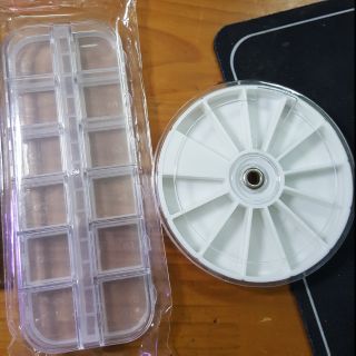 hộp đựng đá nail 12 ô