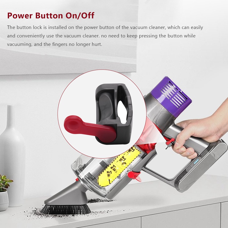 Phụ Kiện Nút Bấm Nguồn Chuyên Dụng Cho Máy Hút Bụi Dyson V6 V7 V8 V10 V11