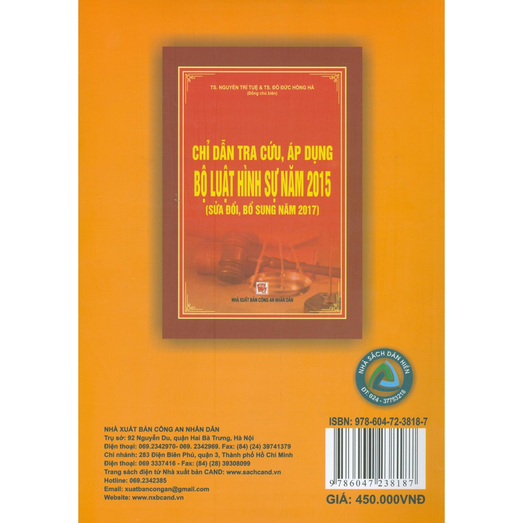 Sách - Chỉ Dẫn Tra Cứu, Áp Dụng Bộ Luật Tố Tụng Hình Sự Năm 2015 | BigBuy360 - bigbuy360.vn