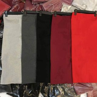 Chân váy len dáng dài ( 72cm)