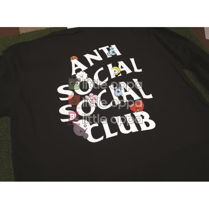 Áo Thun Cotton Họa Tiết Bts Bt21 X Assc Peekaboo Premium