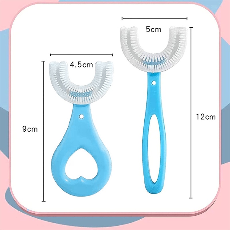 Bàn Chải Đánh Răng Chữ U Bằng Tay Chăm Sóc Răng Miệng Cho Bé