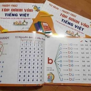 SÁCH TẬP ĐÁNH VẦN TIẾNG VIỆT