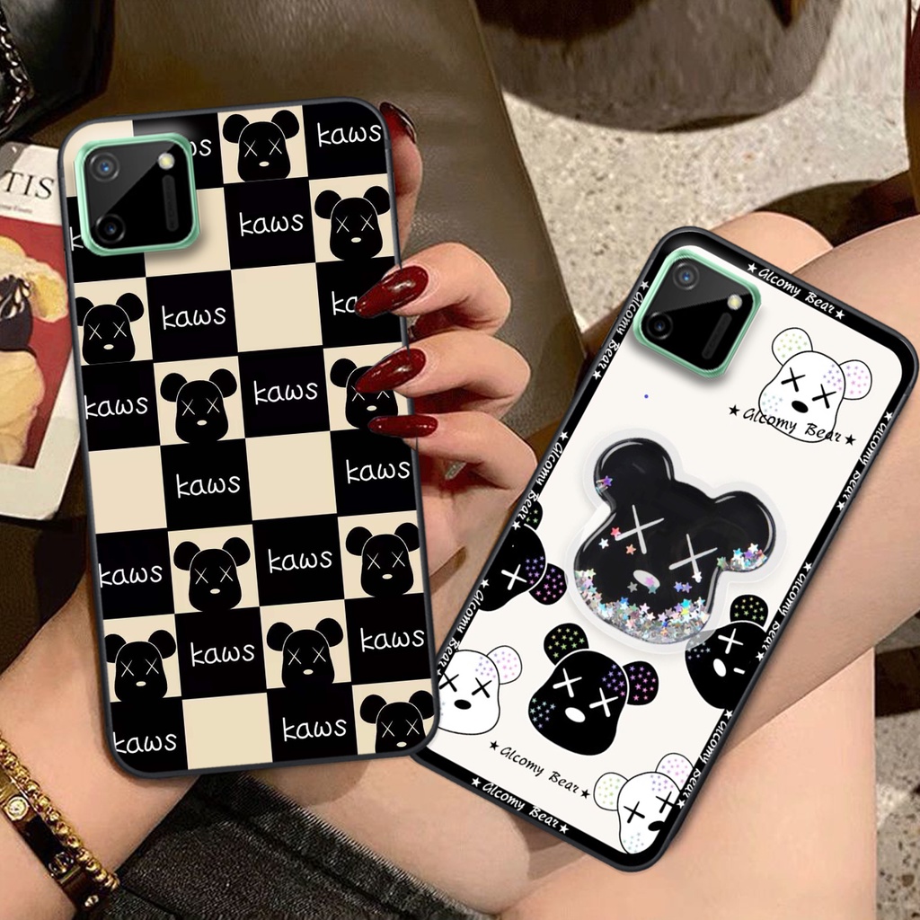 Ốp lưng Realme C11 / Realme C11 2021 / Realme C20 trái tim họa tiết caro, mikey họa tiết beabrick kaws cute