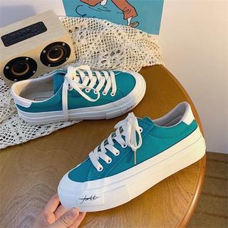 Giày thể thao canvas màu sắc thời trang cho nữ