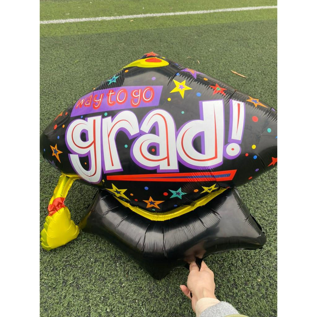 Bóng bay hình gấu tốt nghiệp chụp ảnh kỷ yếu, tốt nghiệp